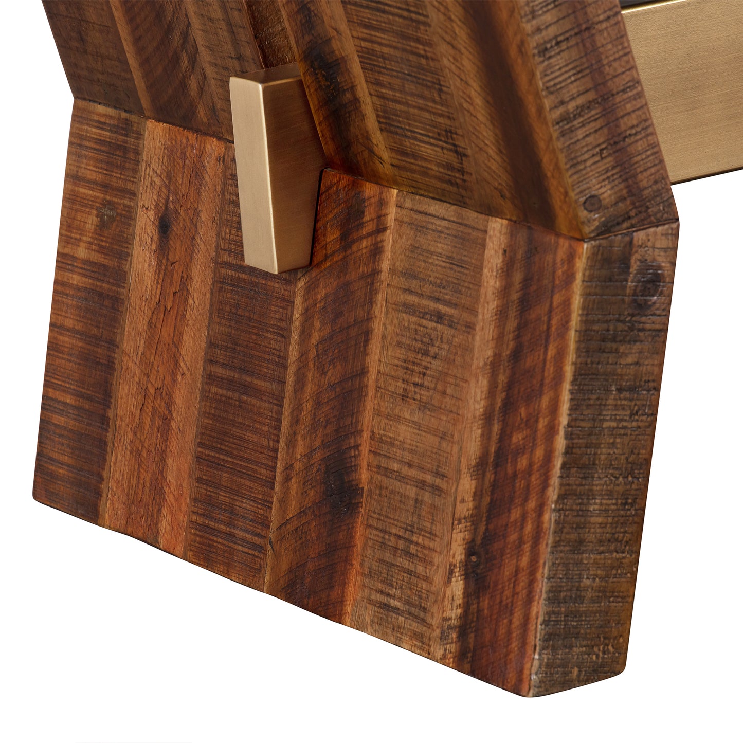 Picadilly Rectangle Coffee Table in Acacia Wood and Concrete By Armen Living | Coffee Tables | Modishstore - 6