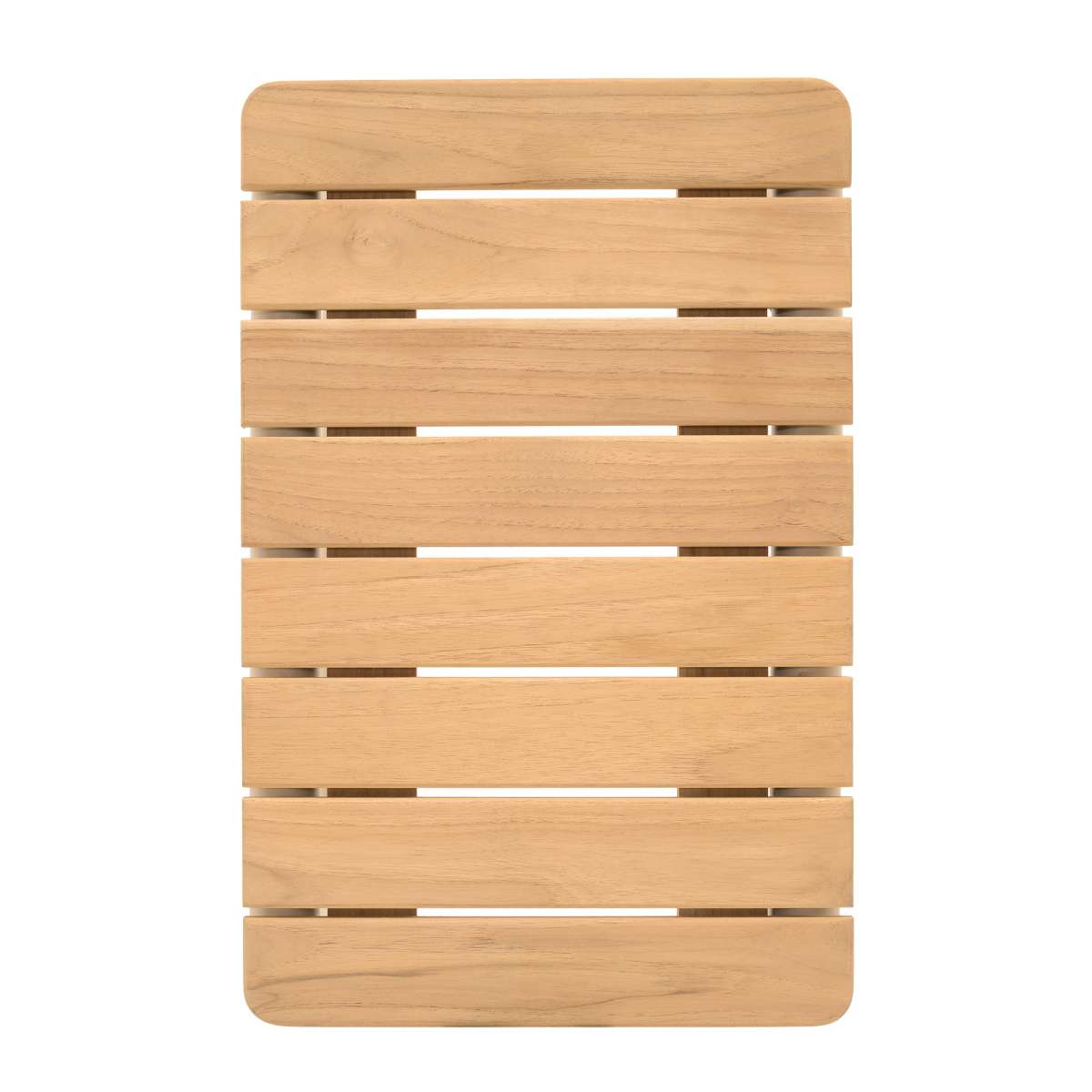 Portals Outdoor C-Shape Side Table in Black Finish and Natural Teak Wood Top By Armen Living | Outdoor Tables | Modishstore - 9