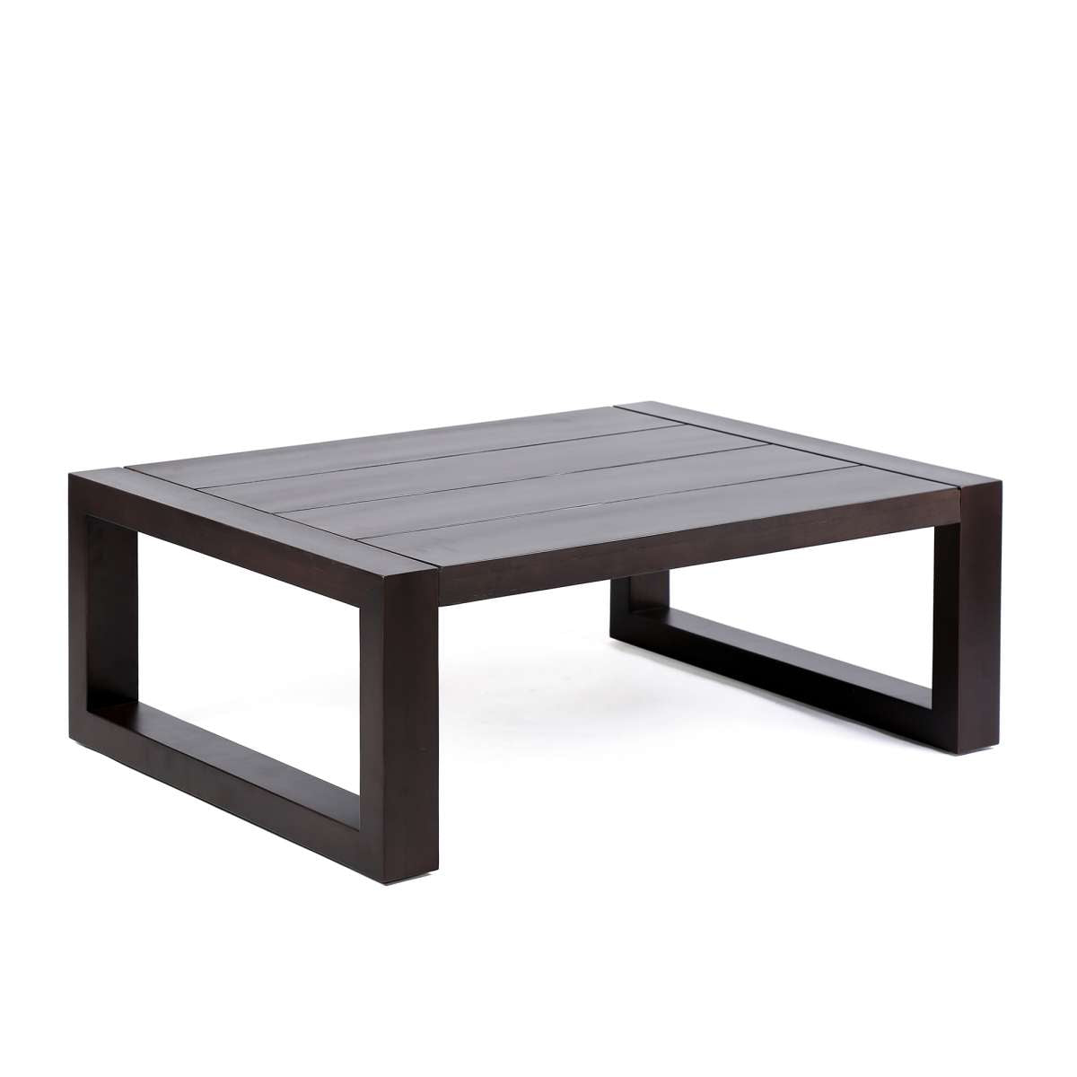 Paradise Outdoor Dark Eucalyptus Wood Coffee Table By Armen Living | Outdoor Tables |  Modishstore  - 6
