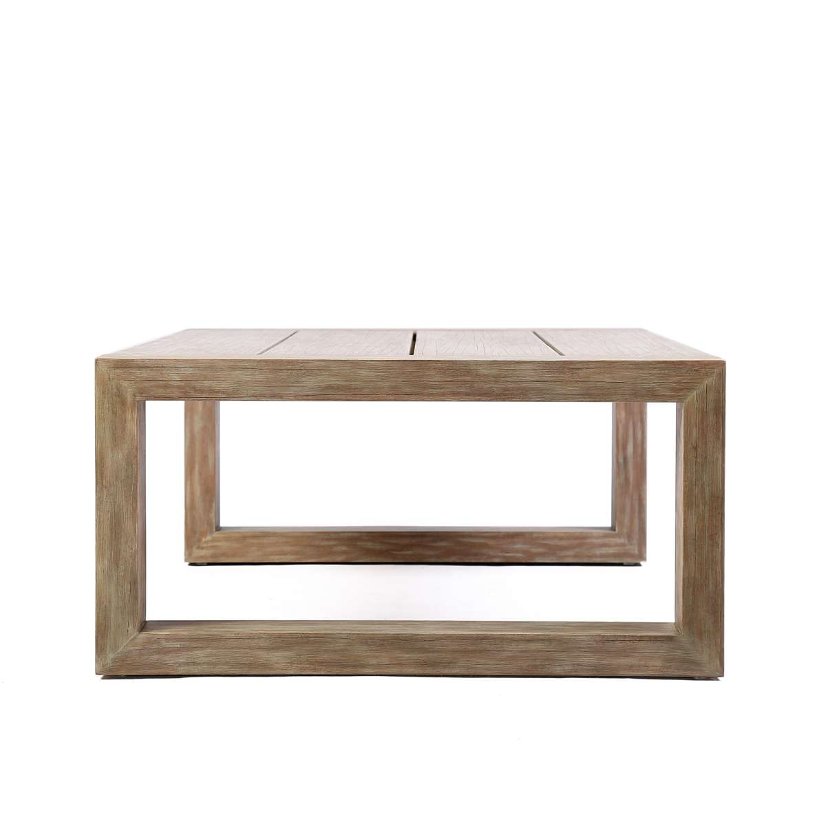 Paradise Outdoor Light Eucalyptus Wood Coffee Table By Armen Living | Outdoor Tables |  Modishstore  - 5
