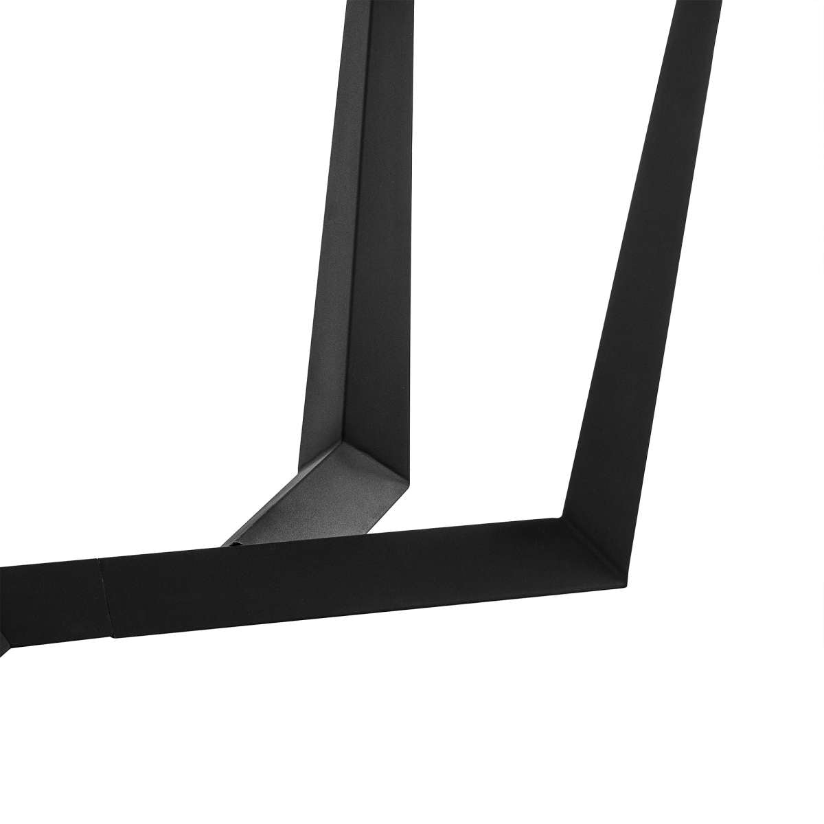 Radford Dark Gray Rectangular Dining Table with Black Finish By Armen Living | Dining Tables | Modishstore - 4