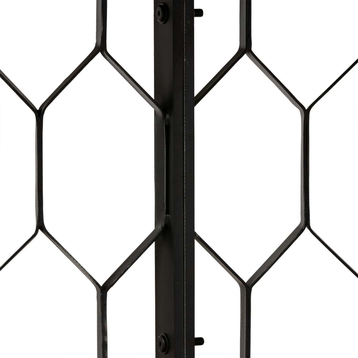 Solange Concrete and Black Metal Rectangular Dining Table By Armen Living | Dining Tables | Modishstore - 6