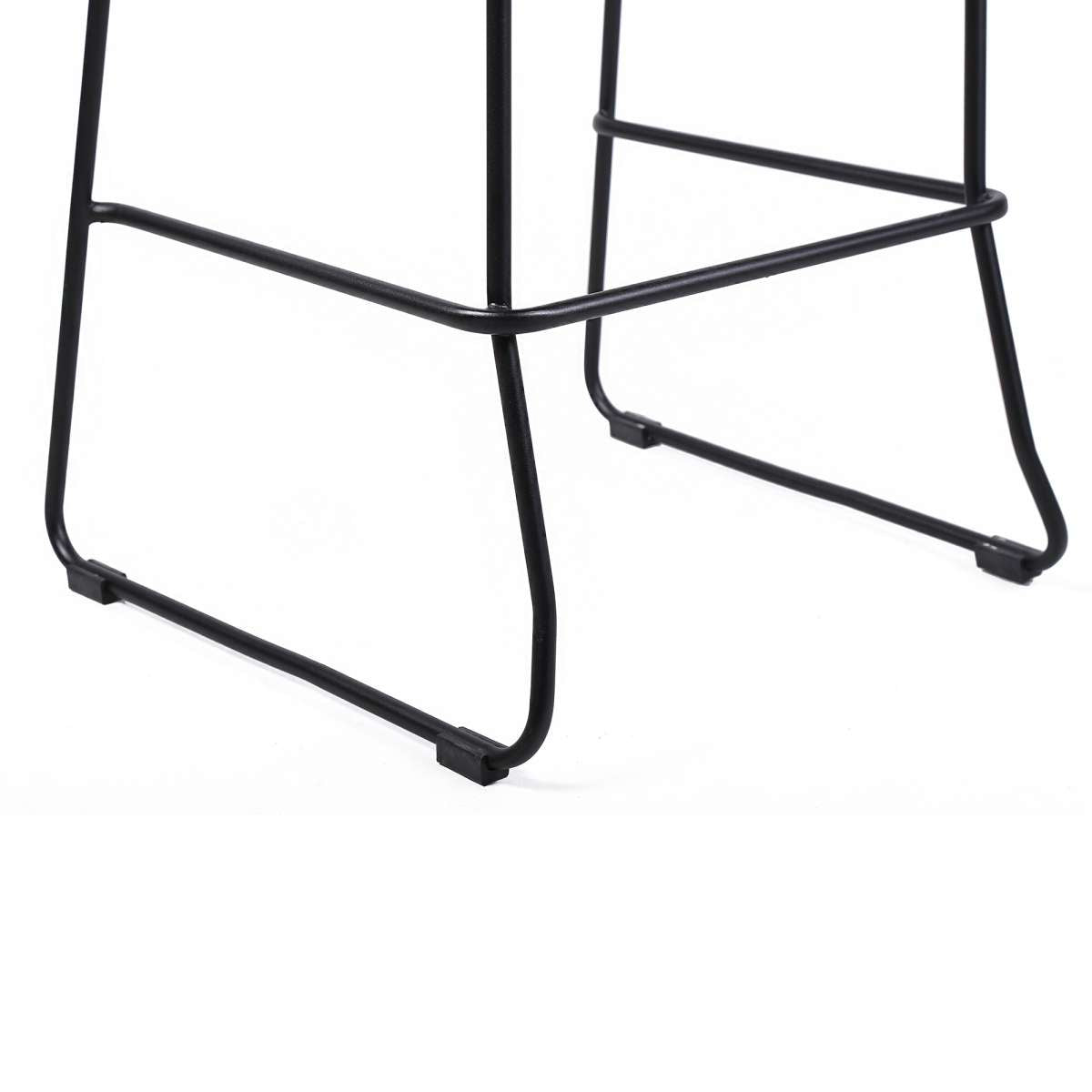Shasta 30" Outdoor Metal and Grey Rope Stackable Barstool - Set of 2 By Armen Living | Bar Stools | Modishstore - 8