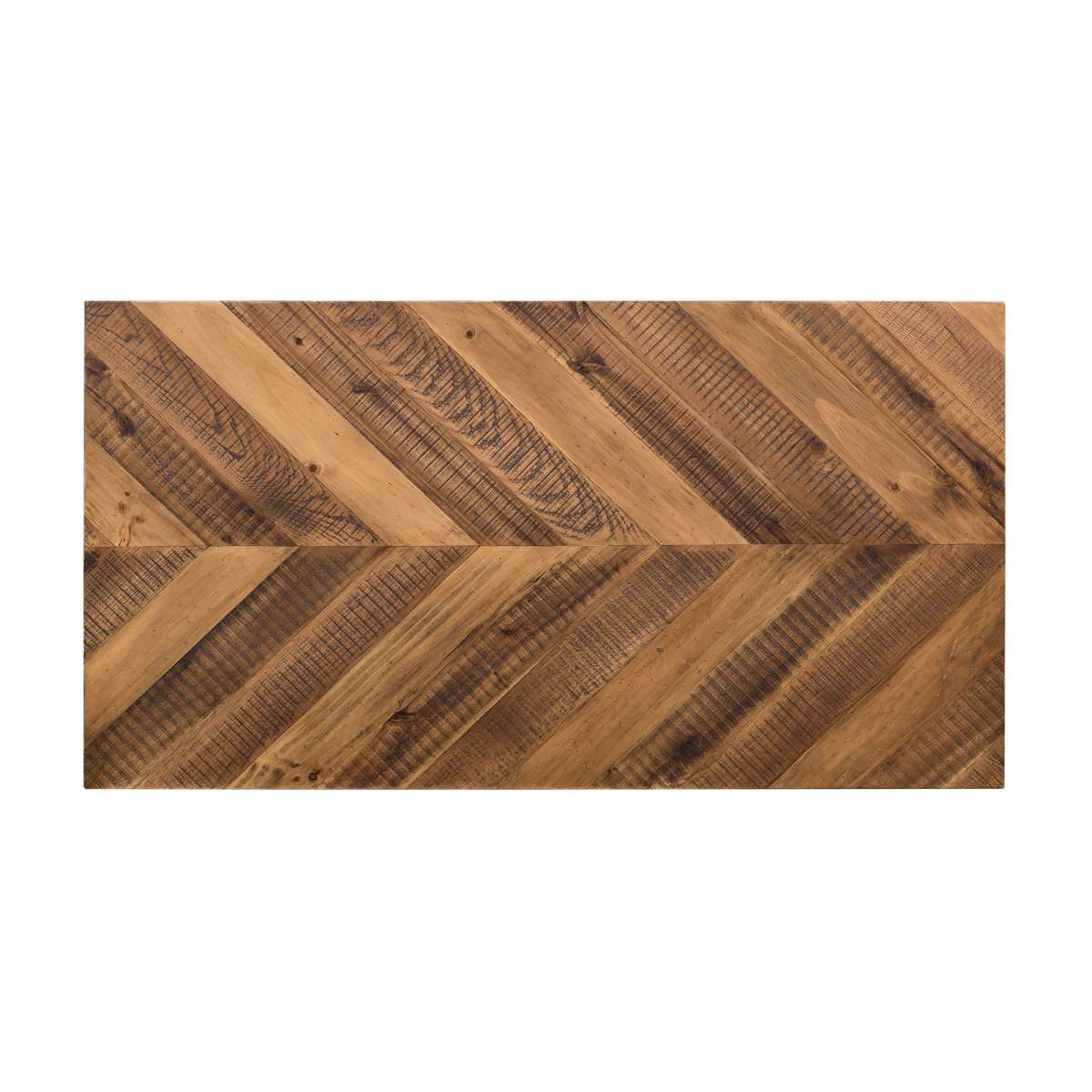 Faye Rustic Brown Wood Coffee Table with Shelf and Antique Brass Metal Base By Armen Living | Coffee Tables | Modishstore - 6