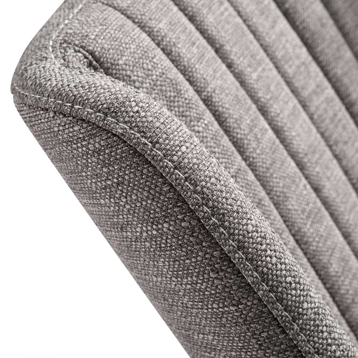 Wade Mid-Century Dining Chair in Walnut Finish and Gray Fabric - Set of 2 By Armen Living | Dining Chairs | Modishstore - 7