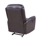 Wolfe Contemporary Recliner in Dark Brown Genuine Leather By Armen Living | Chairs & Recliners | Modishstore - 3