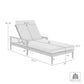 Zella Outdoor Patio Chaise Lounge Chair in Aluminum with Gray Rope and Earl Gray Cushions By Armen Living | Outdoor Chaise Lounges | Modishstore - 7
