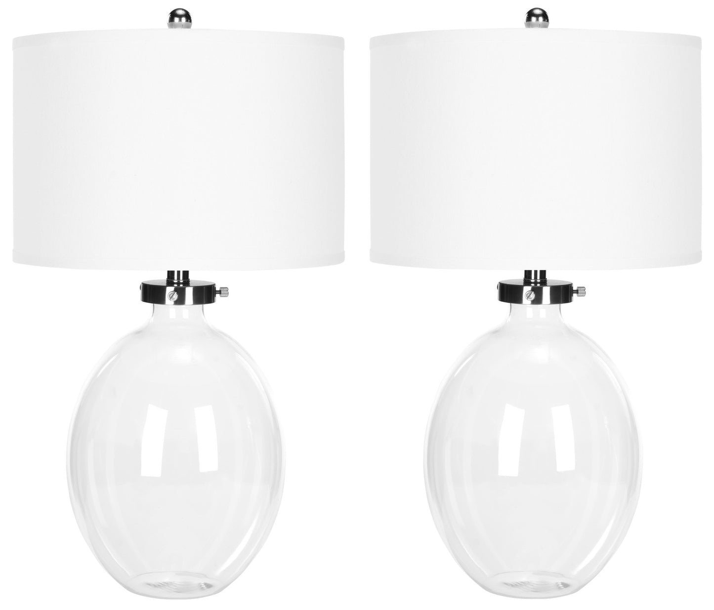 Safavieh Neville Clear Glass Table Lamp | Table Lamps | Modishstore - 1