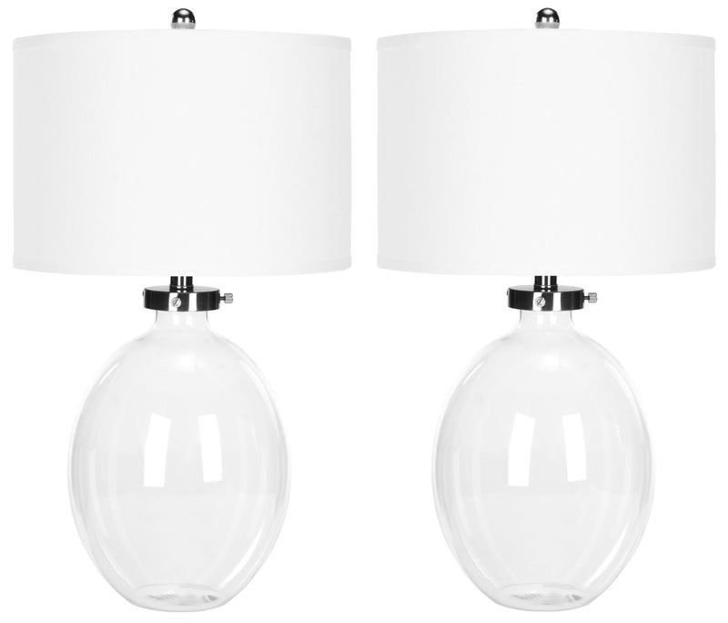 Safavieh Neville Clear Glass Table Lamp | Table Lamps |  Modishstore 