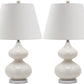 Safavieh Eva Double Gourd Glass Lamp | Table Lamps |  Modishstore 