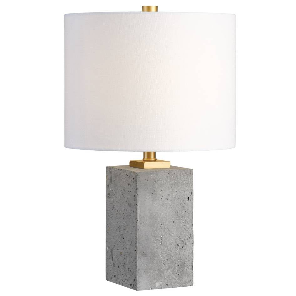 Uttermost Drexel Concrete Block Lamp | Modishstore | Table Lamps-2