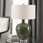 Uttermost Elva Emerald Table Lamp | Modishstore | Table Lamps-4