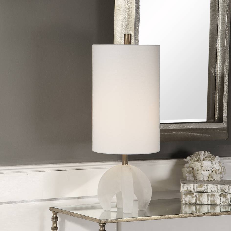 Uttermost Alanea White Buffet Lamp | Modishstore | Table Lamps-6
