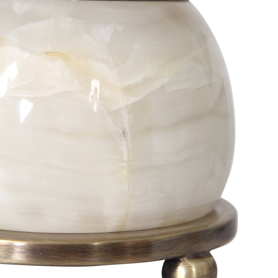 Uttermost Natania Plated Brass Buffet Lamp | Modishstore | Table Lamps-3