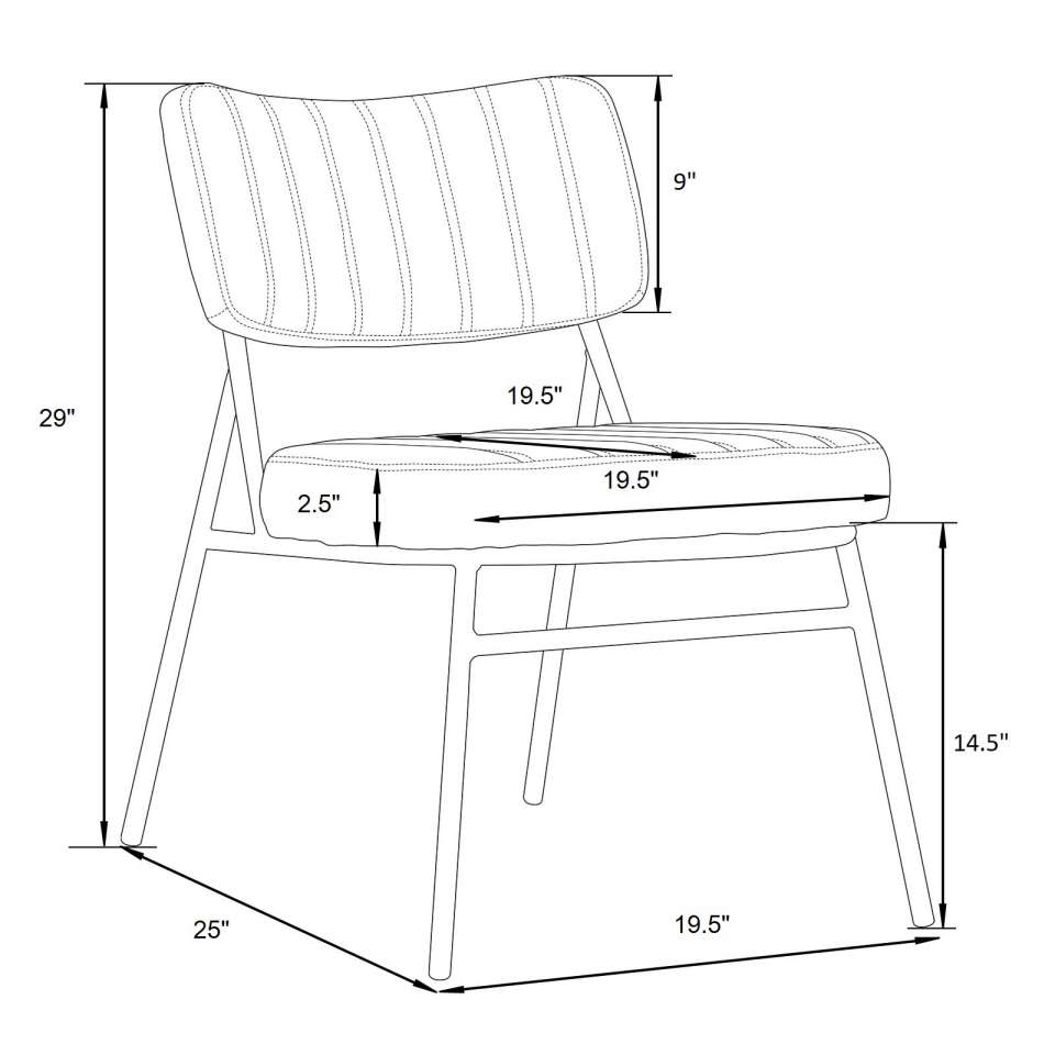 LeisureMod Marilane Velvet Accent Chair With Metal Frame | Accent Chairs | Modishstore - 5