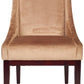 Safavieh Velvet Sloping Arm Chair | Armchairs |  Modishstore  - 2