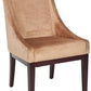 Safavieh Velvet Sloping Arm Chair | Armchairs |  Modishstore  - 4