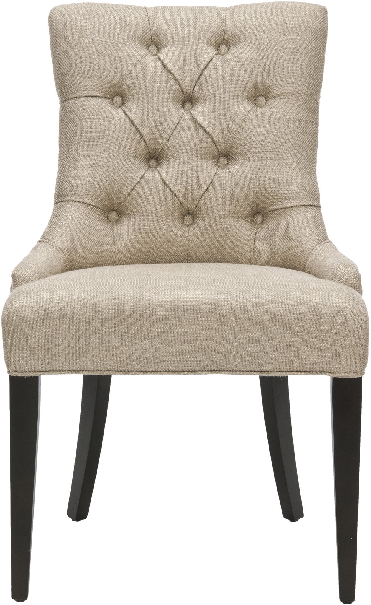 Safavieh Amanda Tufted Chair W/ Nickel Nail Heads | Dining Chairs | Modishstore - 15