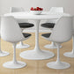 Tulip 48" Fiberglass Dining Table & Chairs 7Pc Set By Modholic | Dining Sets | Modishstore - 3