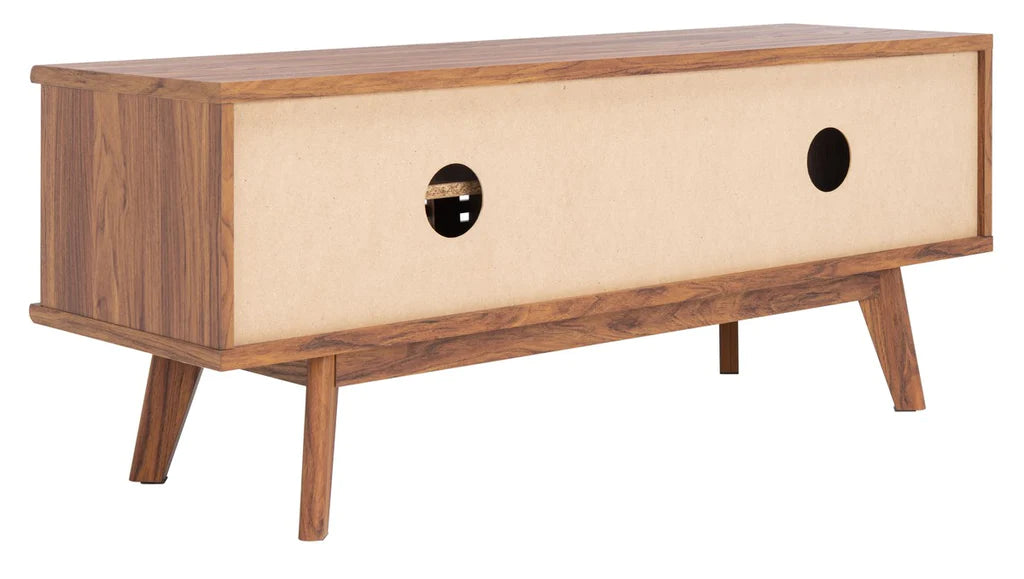 Safavieh Aurelio 2 Shelf Media Stand - Walnut | TV Stands | Modishstore - 9