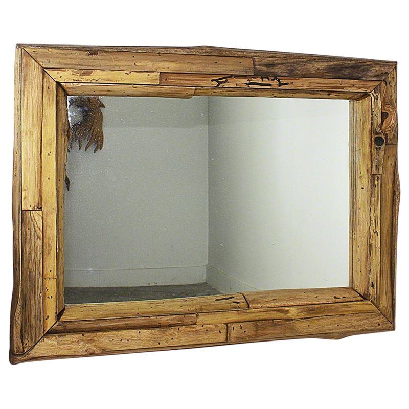 Haussmann Mirror NE Teak Branch 25" Rectangle - Tung Oil | Mirrors | Modishstore-4
