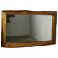 Haussmann Mirror Teak Rectangle 35" H - Walnut | Mirrors | Modishstore-3