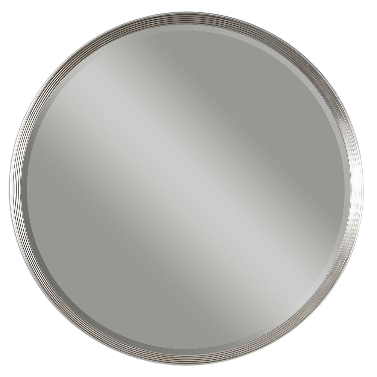 Uttermost Serenza Round Silver Mirror | Mirrors | Modishstore - 2