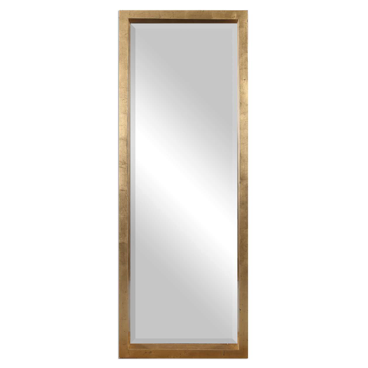 Uttermost Edmonton Gold Leaner Mirror | Mirrors | Modishstore - 2