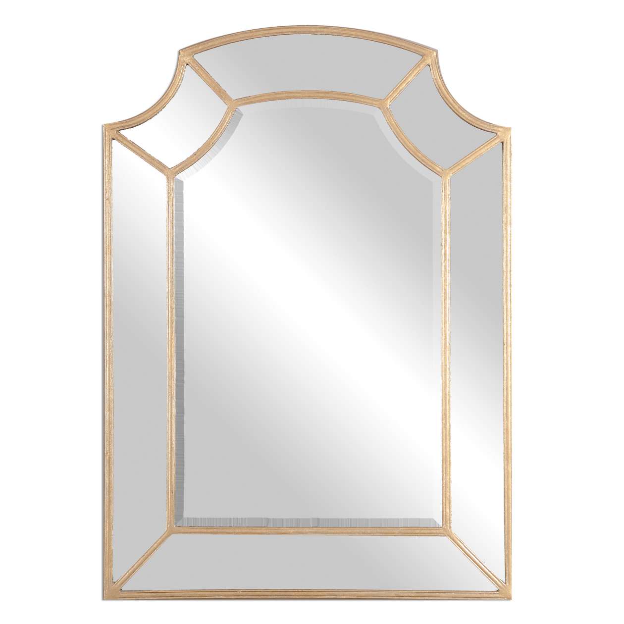 Uttermost Francoli Gold Arch Mirror | Mirrors | Modishstore - 2