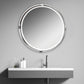 Uttermost Tazlina Brushed Nickel Round Mirror | Mirrors | Modishstore