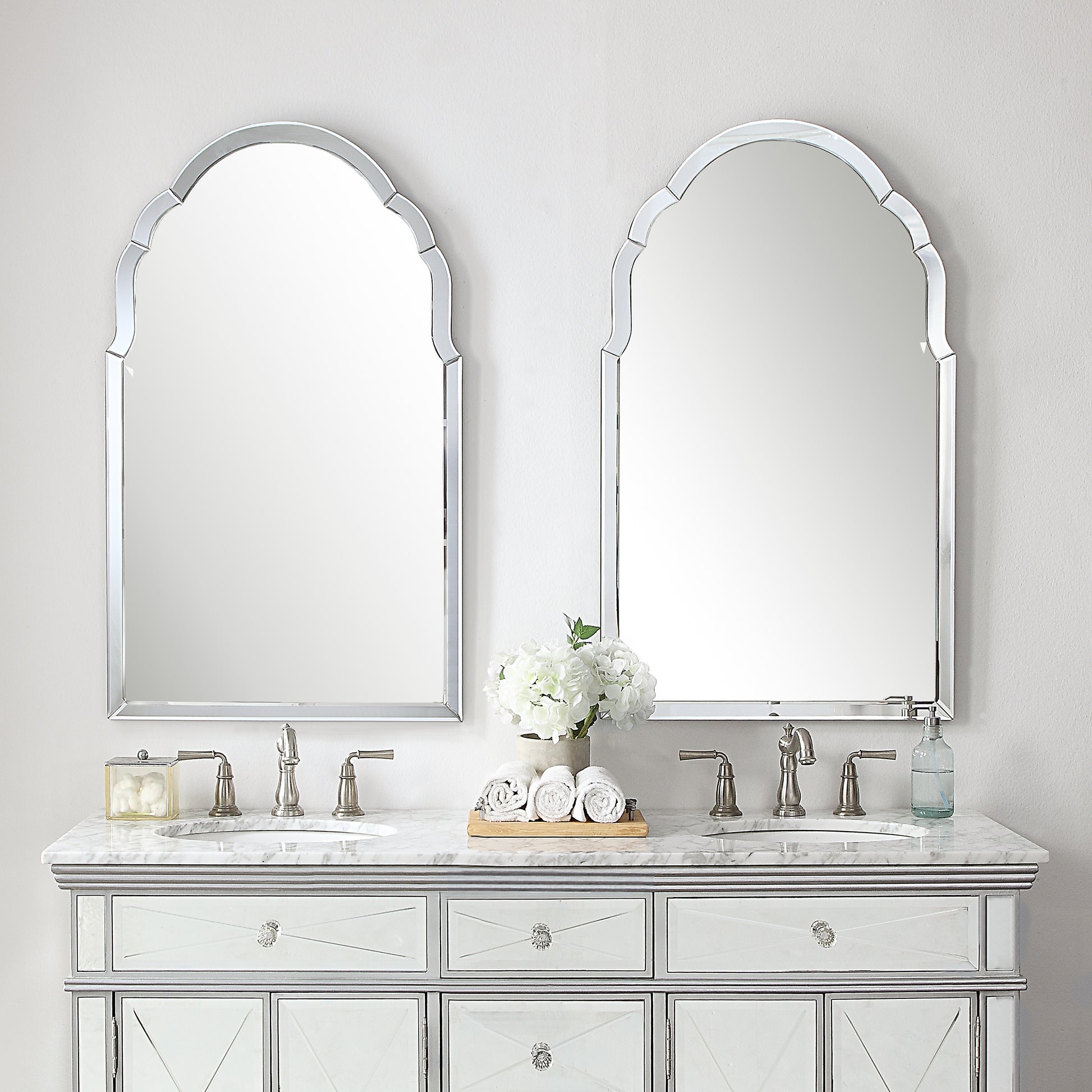 Uttermost Brayden Frameless Arched Mirror | Mirrors | Modishstore - 2