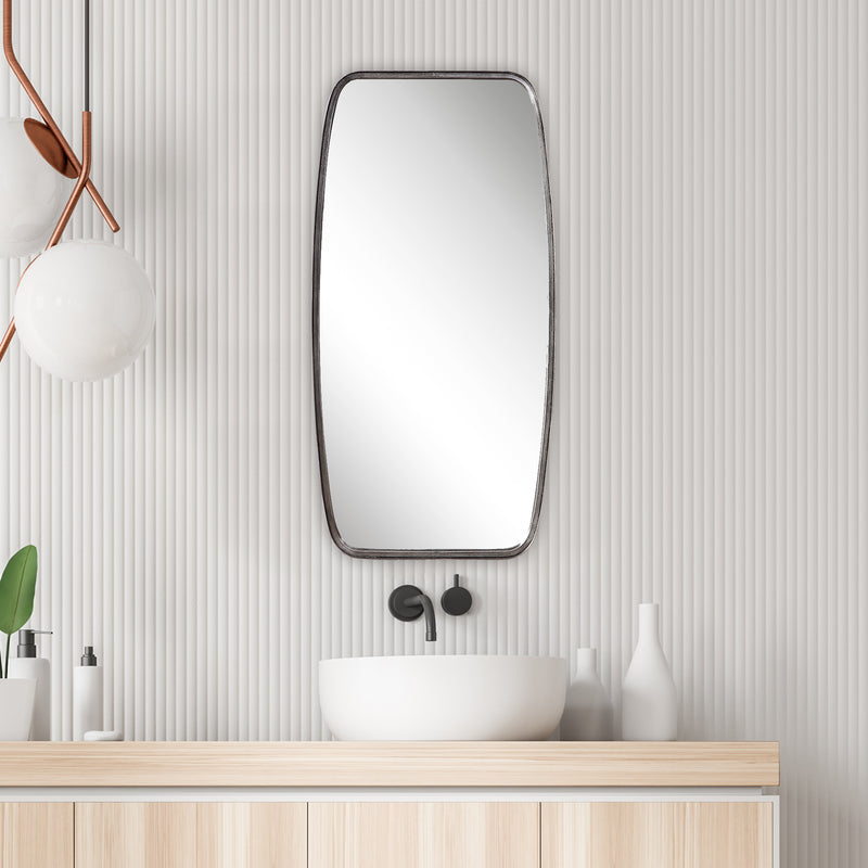 Shaped mirror with rounded corners By Modish Store | Mirrors | Modishstore