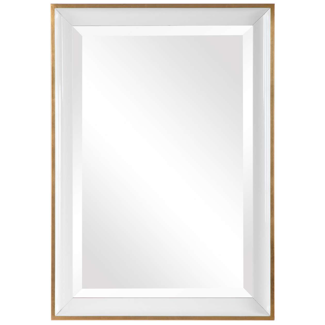 Uttermost Gema White Mirror | Mirrors | Modishstore - 2