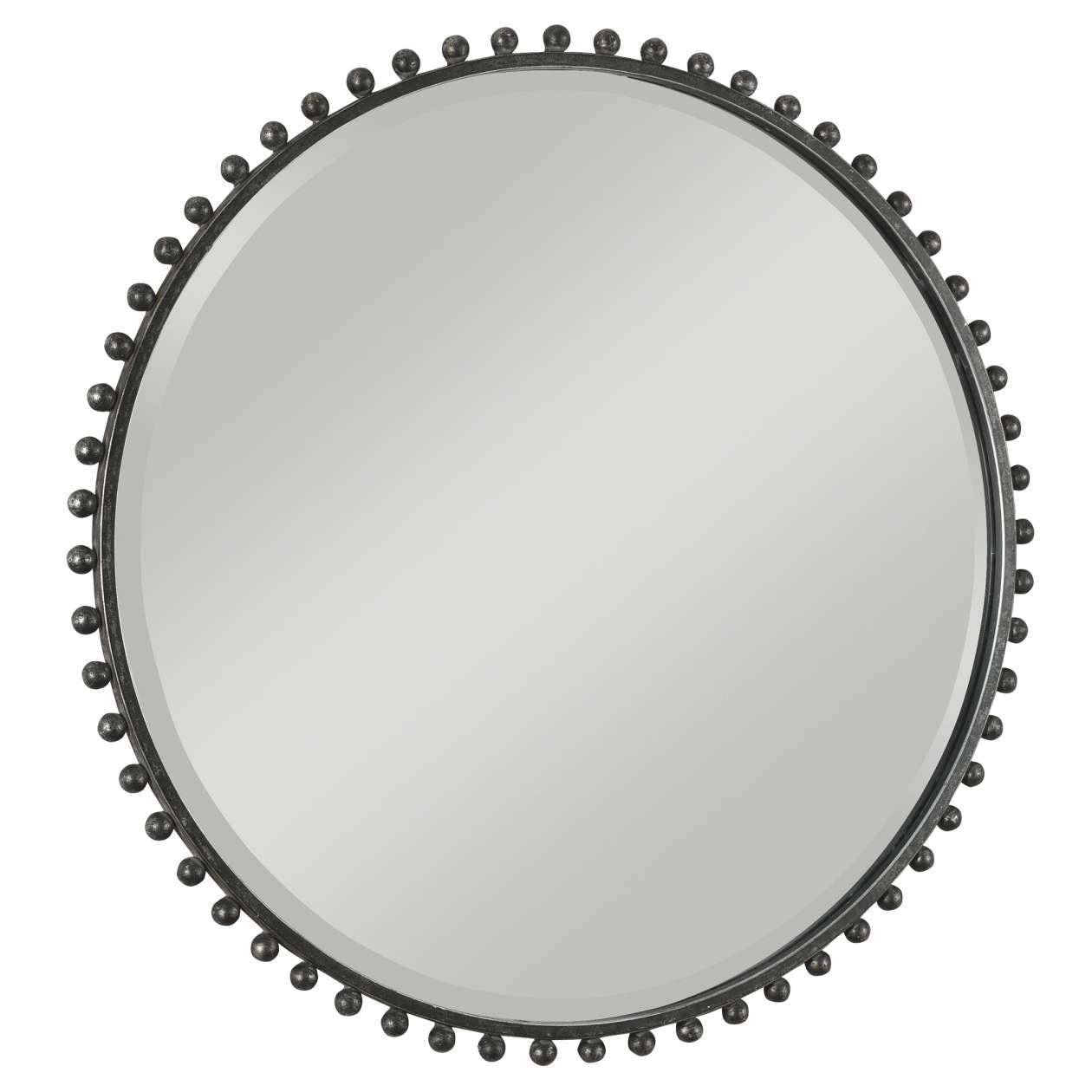 Uttermost Taza Round Iron Mirror | Mirrors | Modishstore - 3