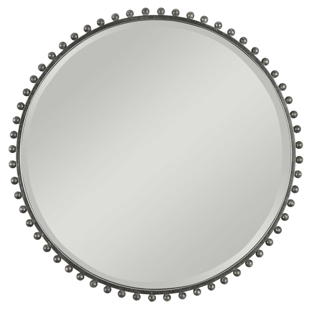 Uttermost Taza Round Iron Mirror | Mirrors | Modishstore - 4
