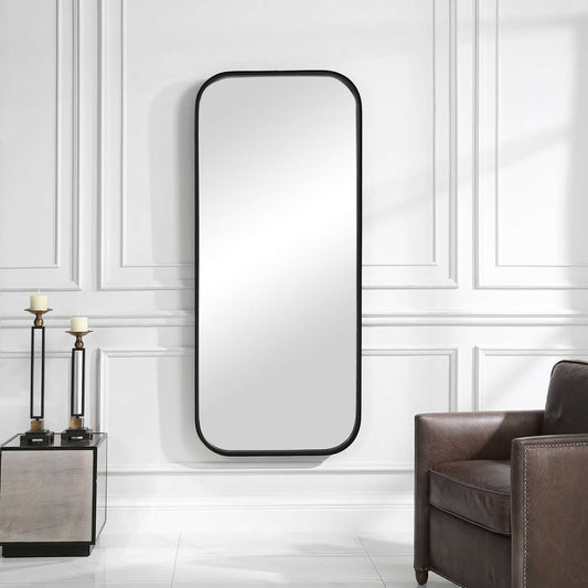 Uttermost Concord Black Tall Iron Mirror | Mirrors | Modishstore