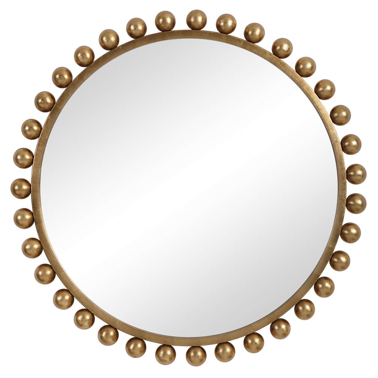 Uttermost Cyra Gold Round Mirror | Mirrors | Modishstore - 3