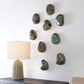 Uttermost Pebbles Aqua Wood Wall Decor, Set Of 9 | Wall Art | Modishstore - 4
