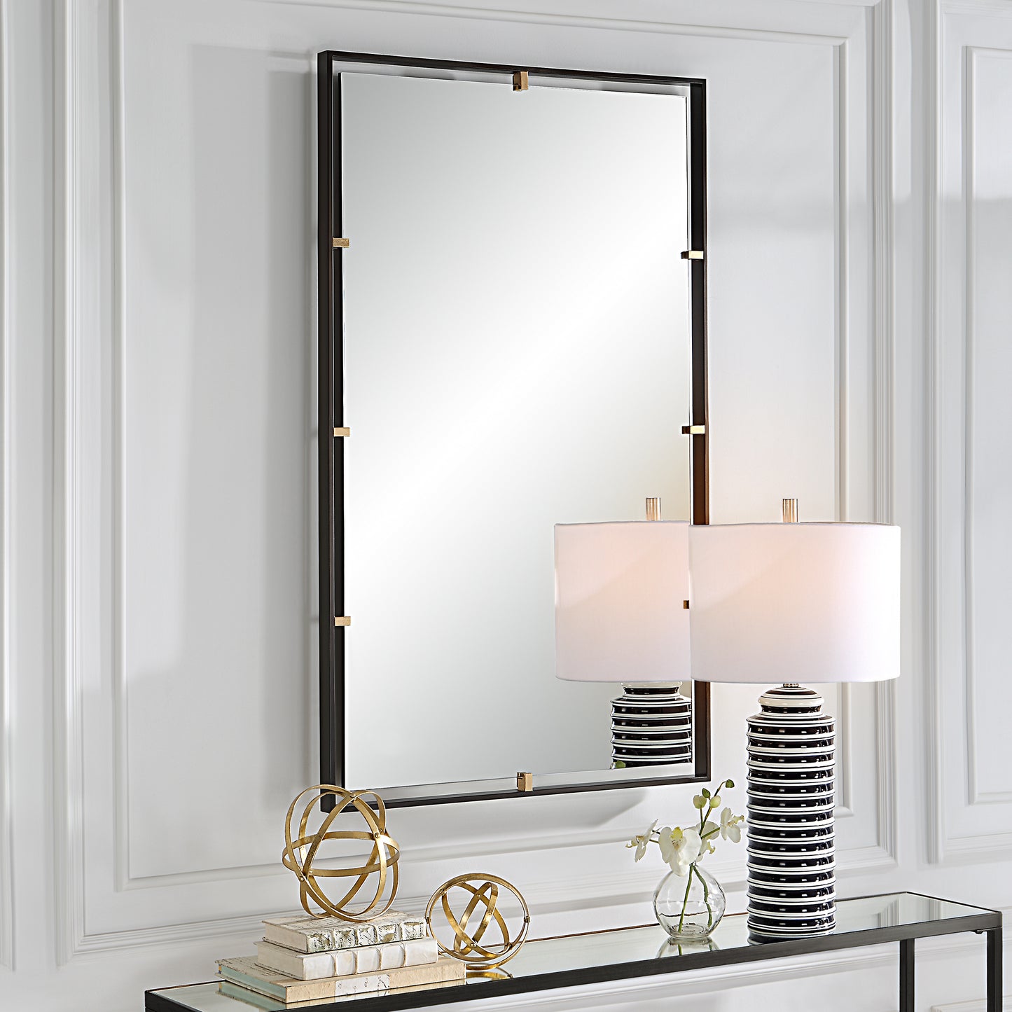 Uttermost Egon Rectangular Bronze Mirror | Mirrors | Modishstore - 4