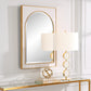 Uttermost Crisanta Gloss White Arch Mirror | Mirrors | Modishstore - 4