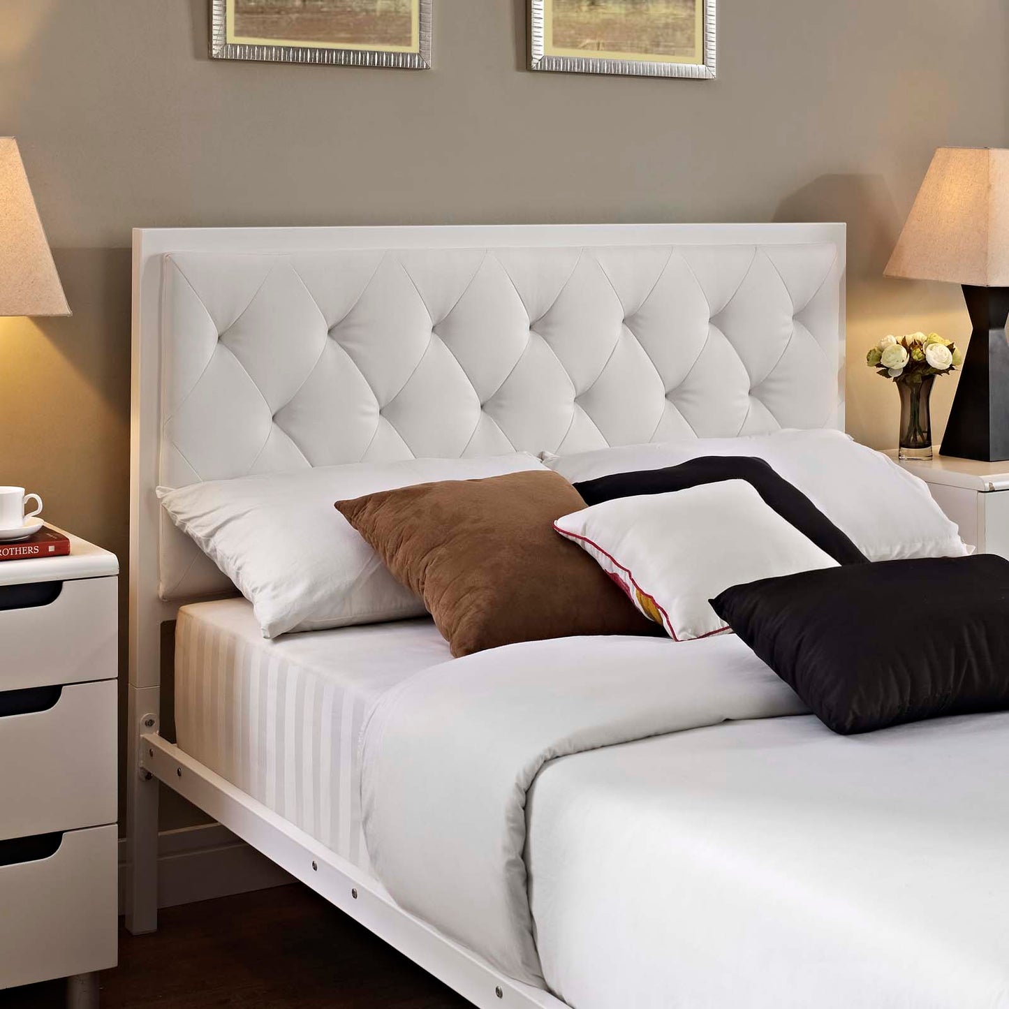 Mia Full Vinyl Bed By Modway - MOD-5181 | Beds | Modishstore - 8