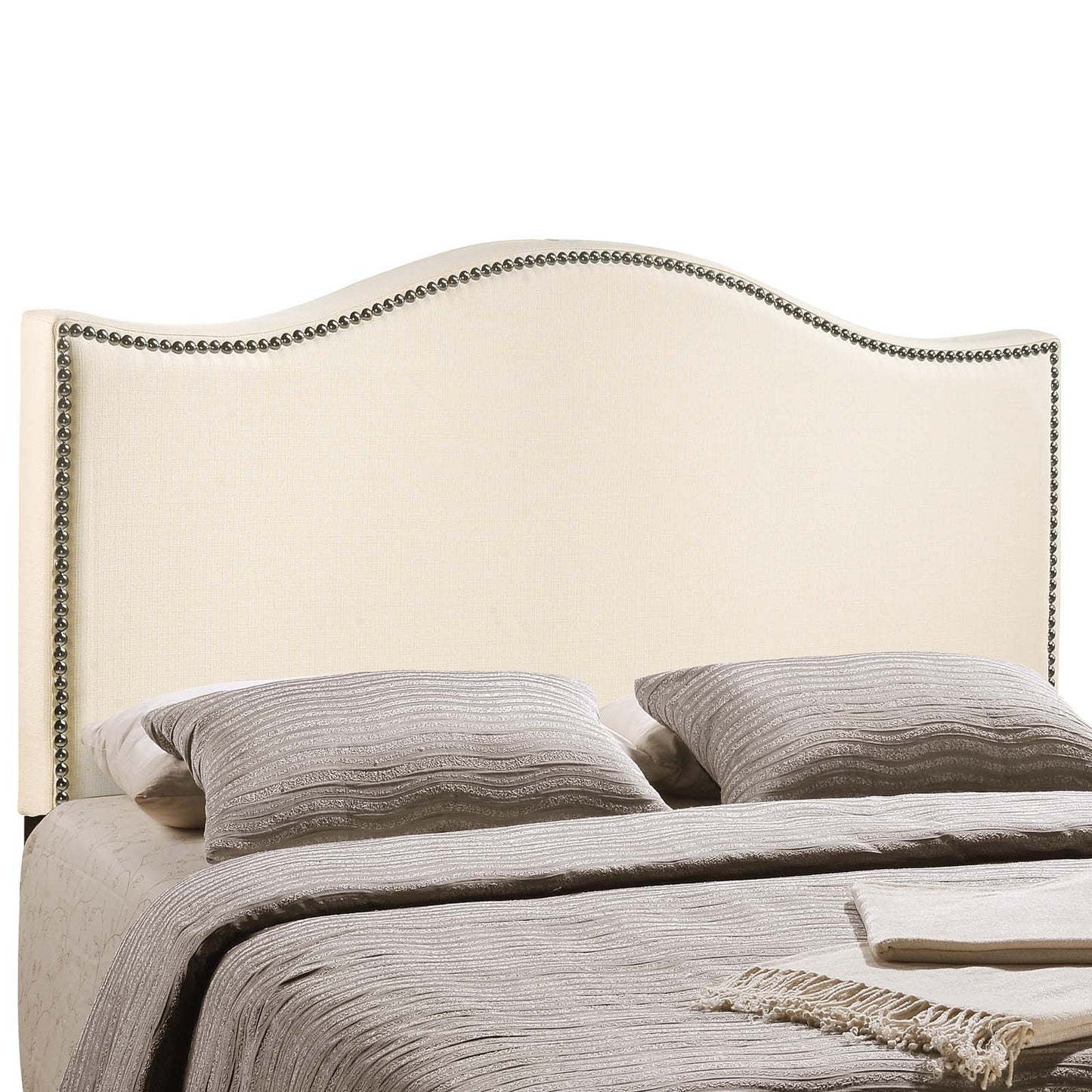 Modway Curl King Nailhead Upholstered Headboard - MOD-5207 | Headboards | Modishstore - 1