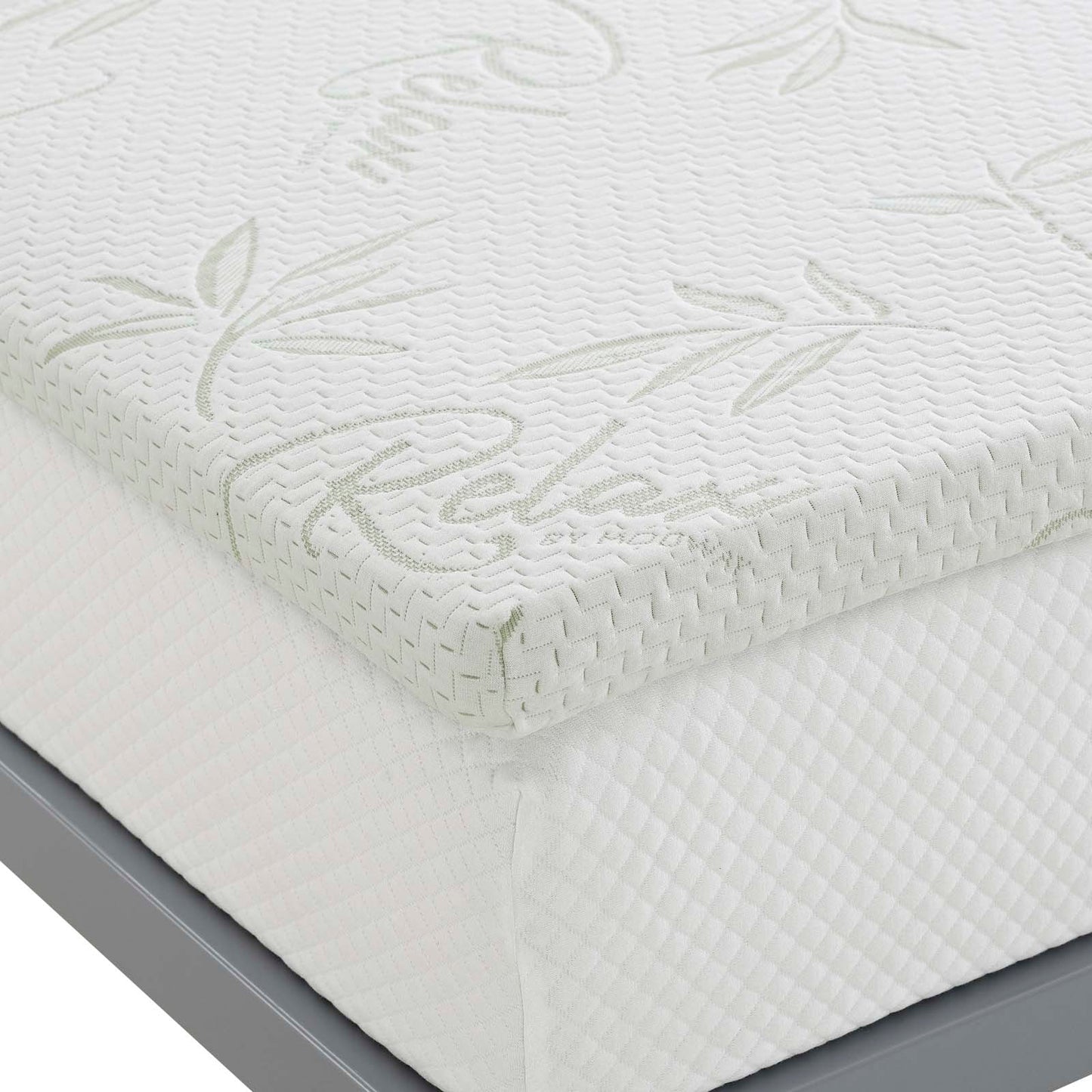 Relax Queen 2" Gel Memory Foam Mattress Topper By Modway - MOD-5573 | Mattresses | Modishstore - 11