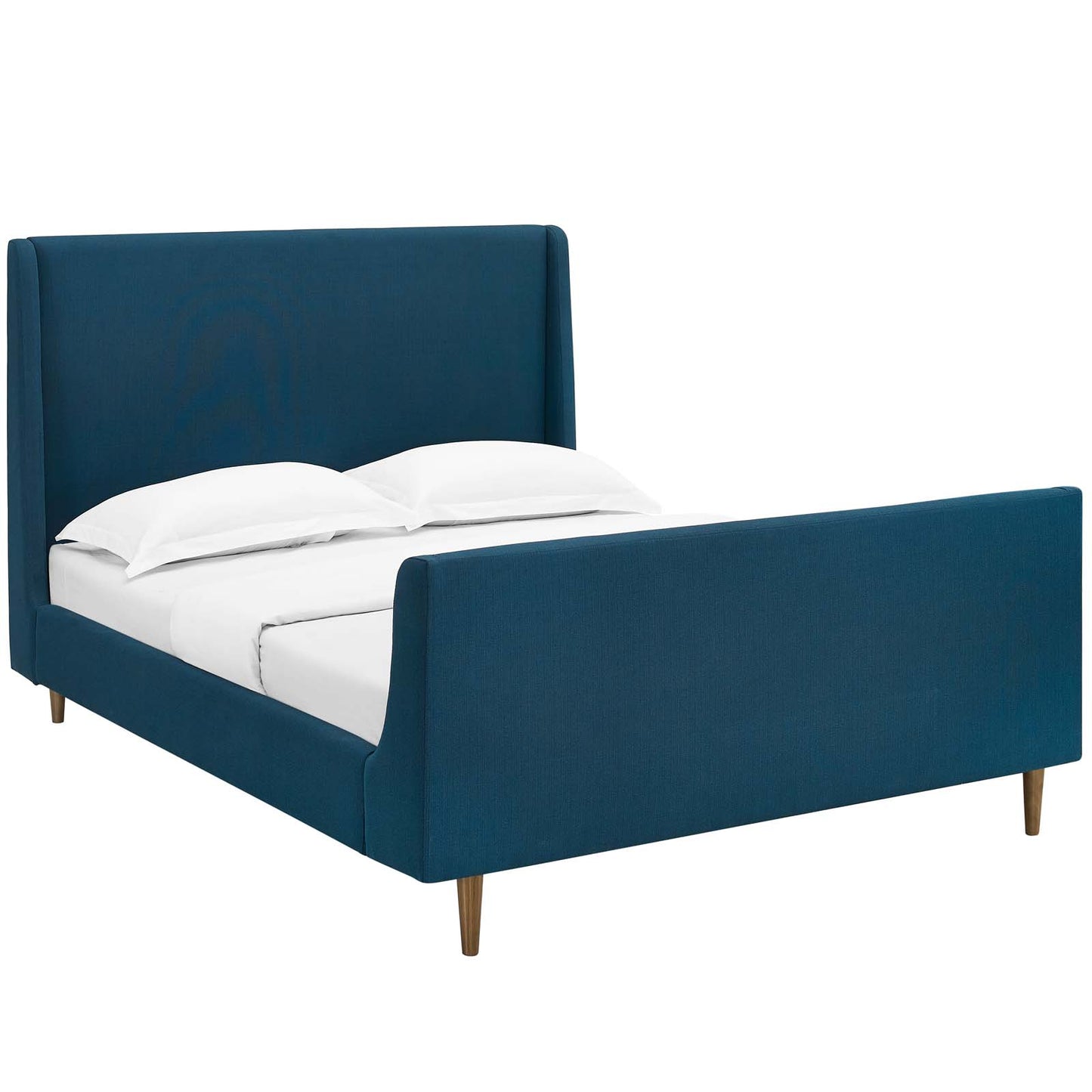 Modway Aubree Queen Upholstered Fabric Sleigh Platform Bed | Beds | Modishstore