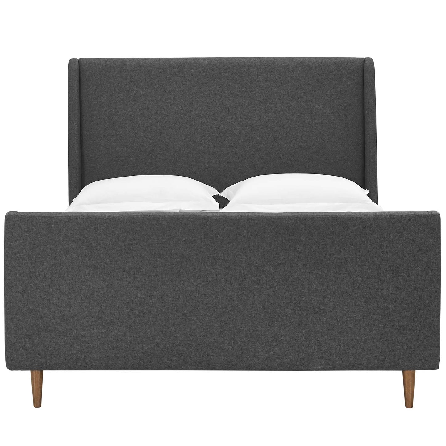 Modway Aubree Queen Upholstered Fabric Sleigh Platform Bed | Beds | Modishstore-10