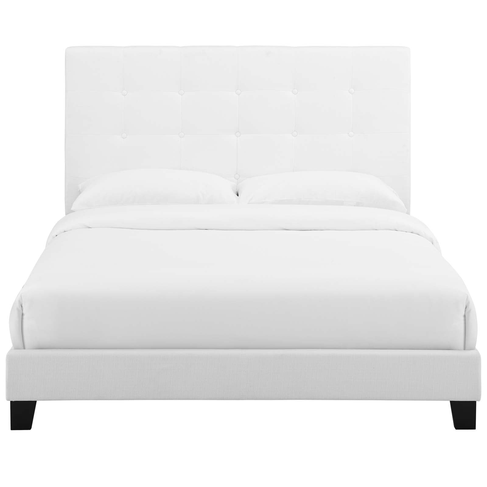 Modway Melanie Full Tufted Button Upholstered Fabric Platform Bed | Beds | Modishstore-10