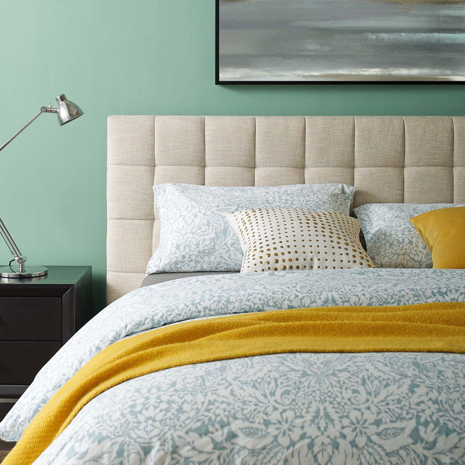 Modway Julia Queen Biscuit Tufted Upholstered Fabric Platform Bed | Beds | Modishstore-2