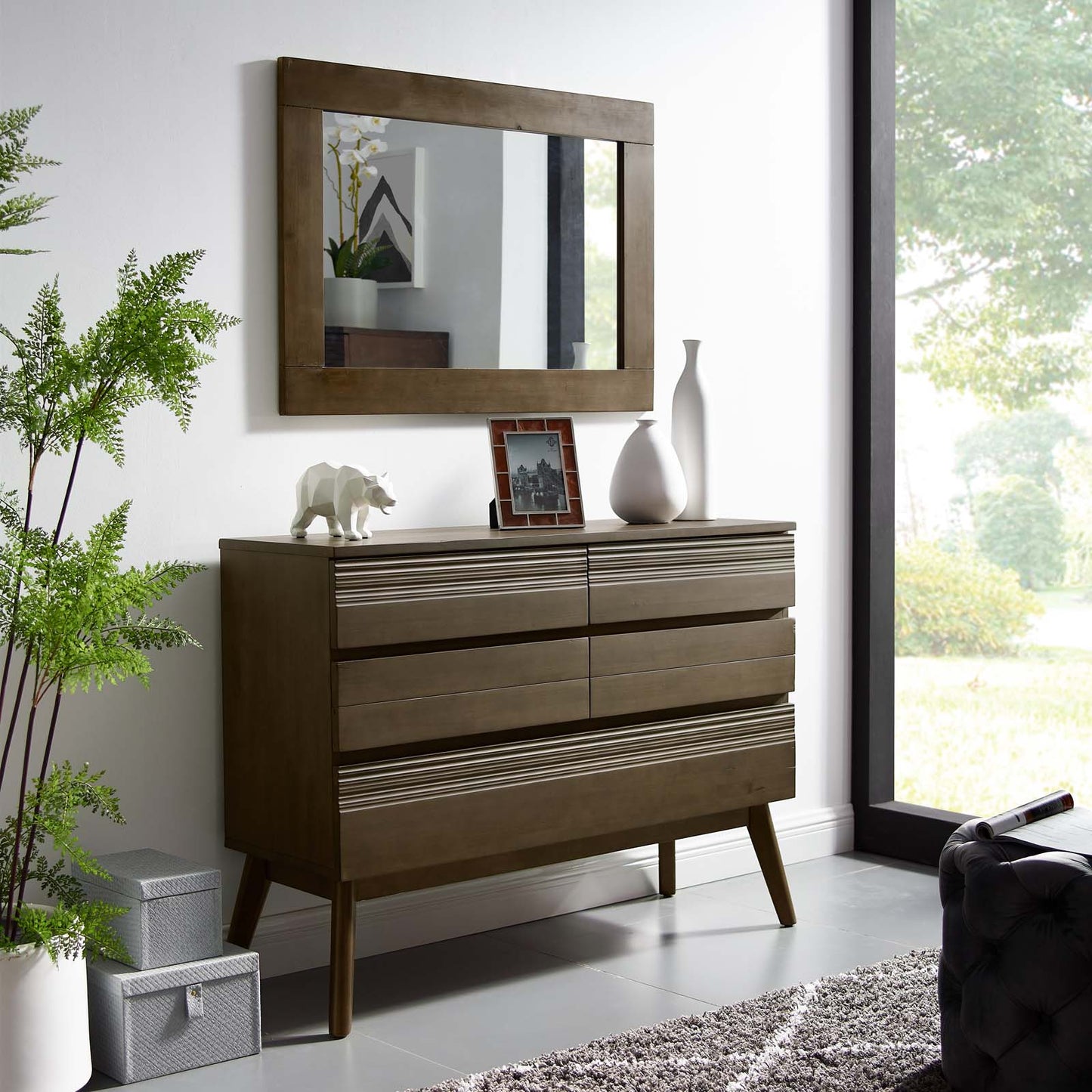 Everly Wood Frame Mirror By Modway - MOD-6071 | Mirrors | Modishstore - 4