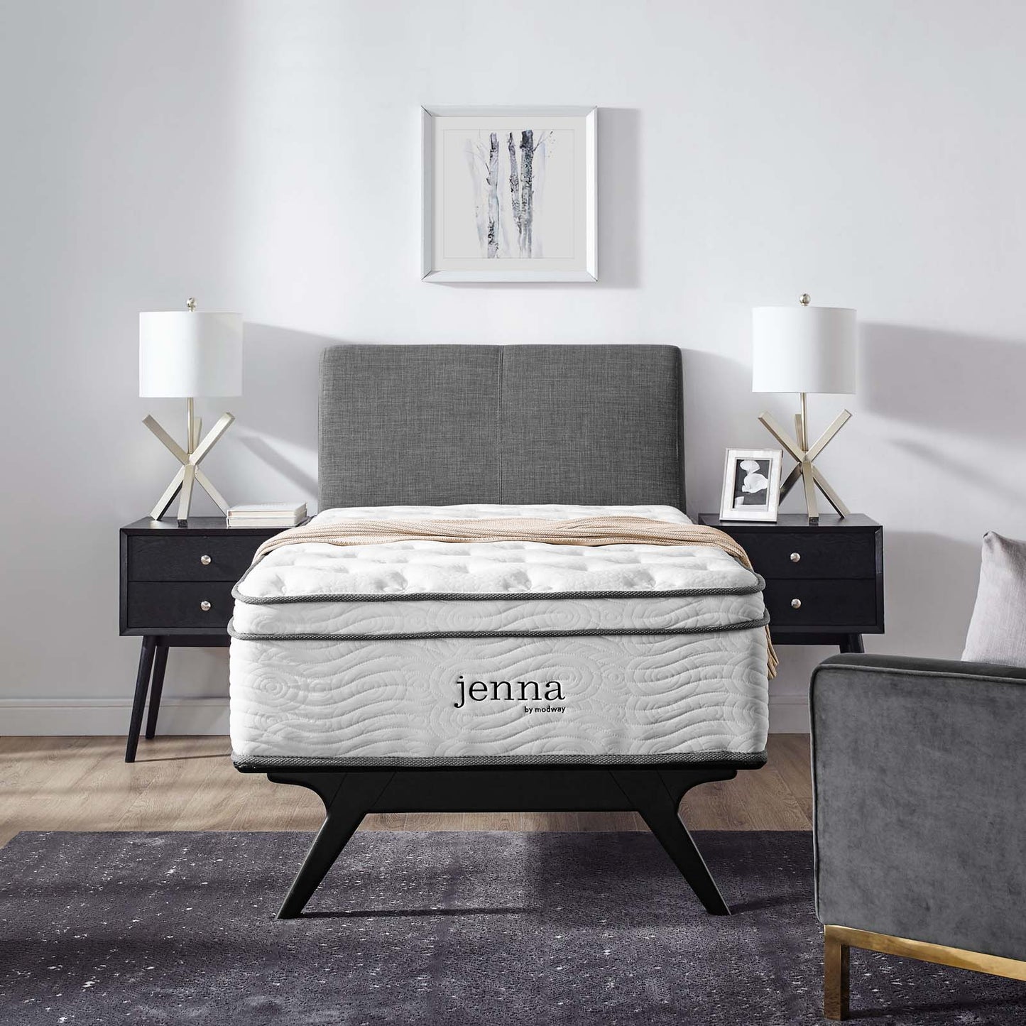 Modway Jenna 14" Twin Innerspring Mattress - MOD-6082 | Mattresses | Modishstore - 6