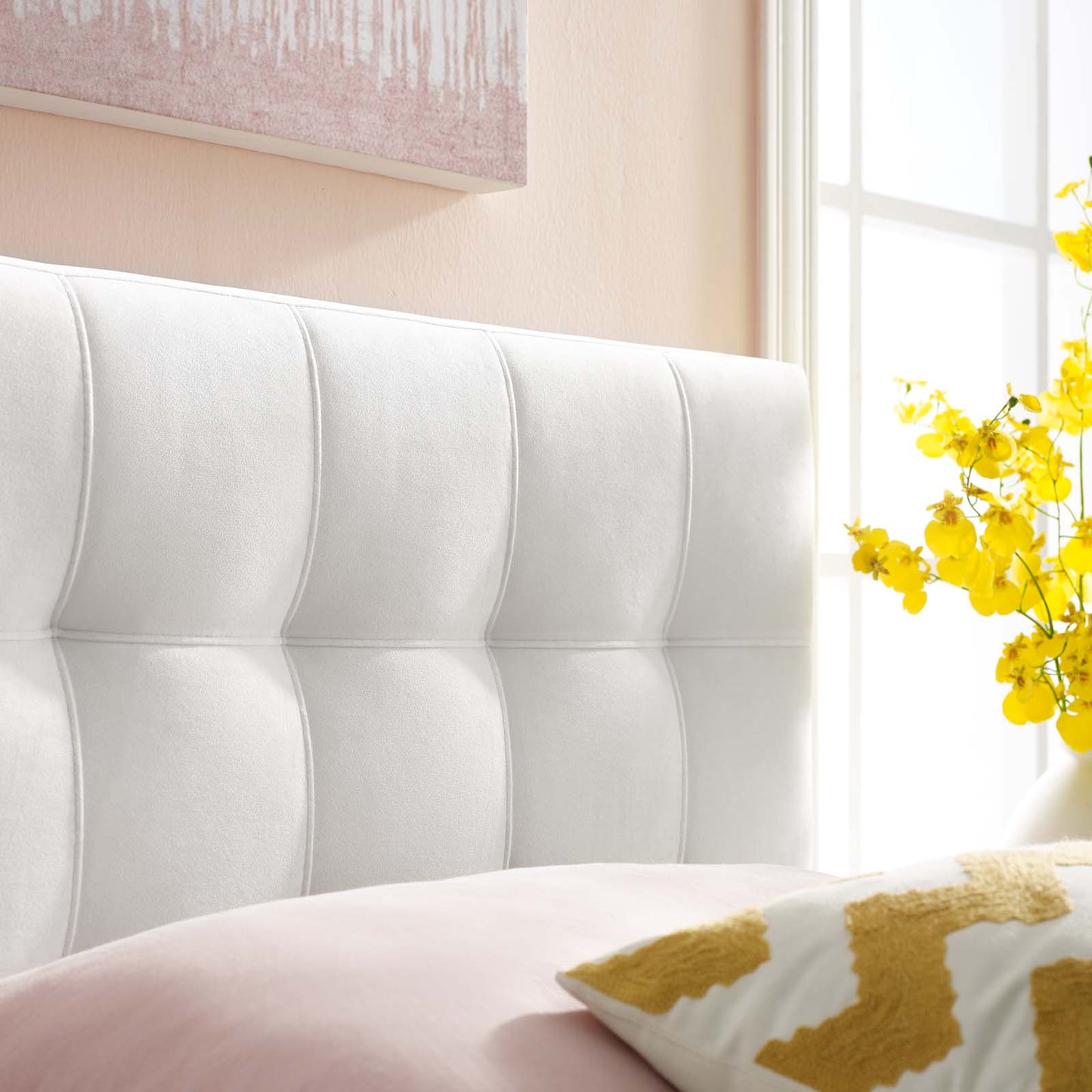 Modway Lily Biscuit Tufted Twin Performance Velvet Headboard - MOD-6118 | Headboards | Modishstore - 27